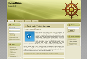 Free Drupal Pirates Theme Free Drupal Pirates Theme