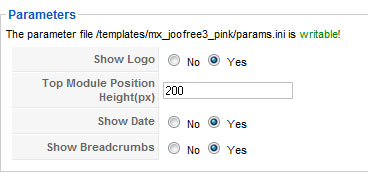 mx parameter