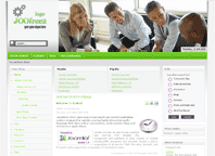 Mx joofree3 Green free joomla Template 