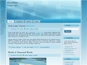 Wordpress Blue Colorpack