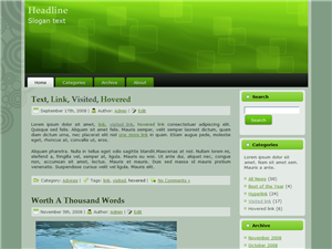 Wordpress Green Colorpack