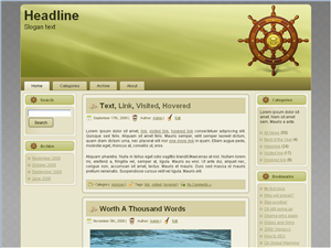 Free Wordpress Pirates Theme 