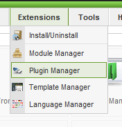 joomla plugin menu