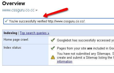 google webmaster tool