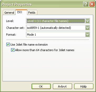 infrarecorder screenshot projectprop
