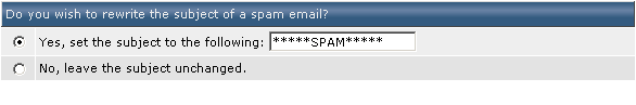 How should the spam be delivered? How should the spam be delivered?