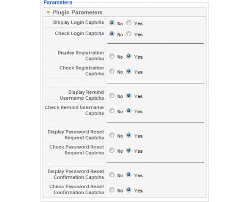 User Parameter